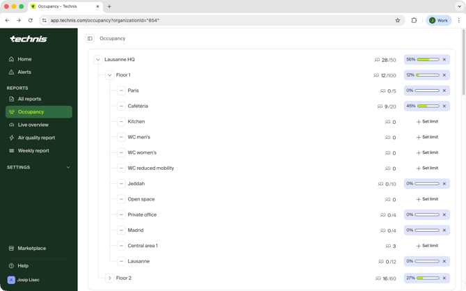 spaces-occupancy-list