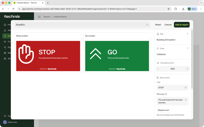 stopgo-report-config